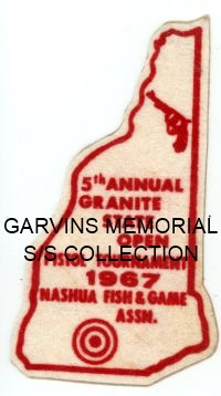 NEW HAMPSHIRE,GRANITE STATE OPEN PISTOL TOURNAMENT 1967 1